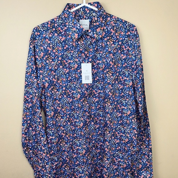 Paul Smith Shirt 100% Cotton Liberty of London Print